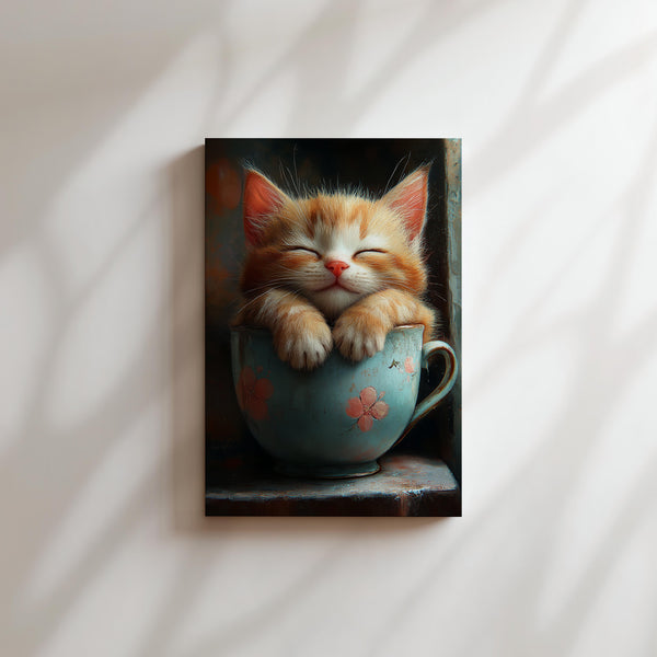 Kitten in Teacup