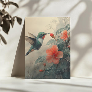 Hummingbird and Bloom