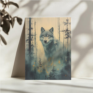 Wolf in Forest Mystery
