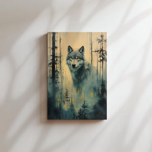 Wolf in Forest Mystery