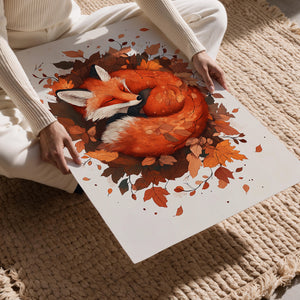Fox in Autumn Rest