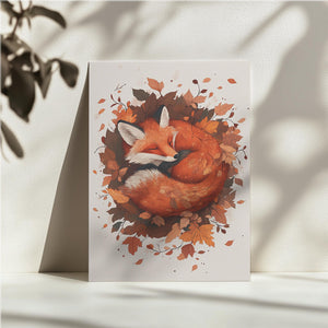 Fox in Autumn Rest