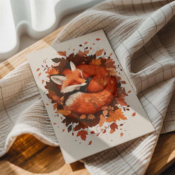 Fox in Autumn Rest