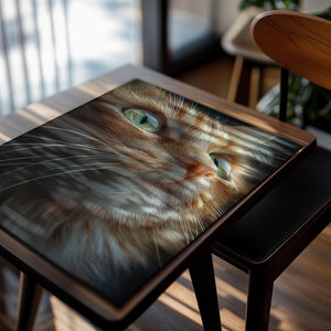 Cat with Golden Glow