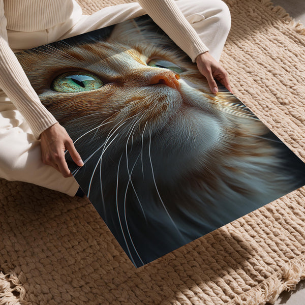 Cat with Golden Glow