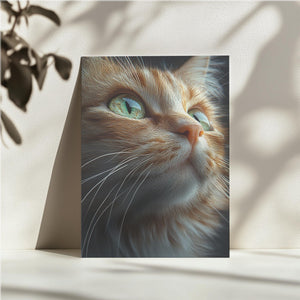 Cat with Golden Glow