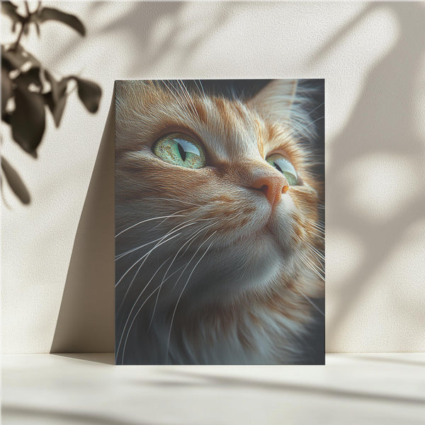 Cat with Golden Glow