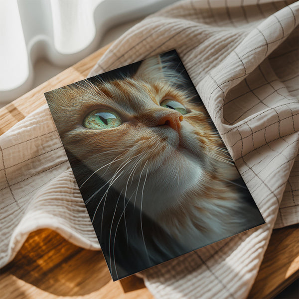 Cat with Golden Glow