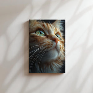 Cat with Golden Glow