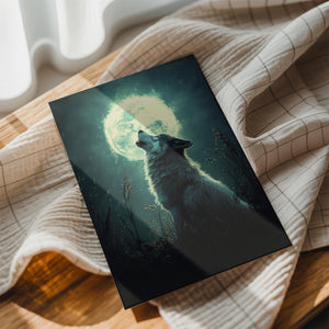 Wolf Howling at the Moon