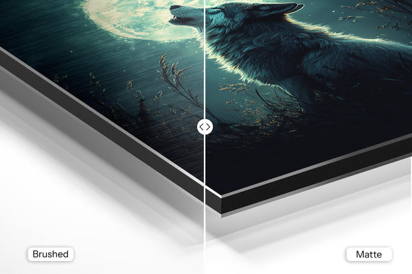 Wolf Howling at the Moon