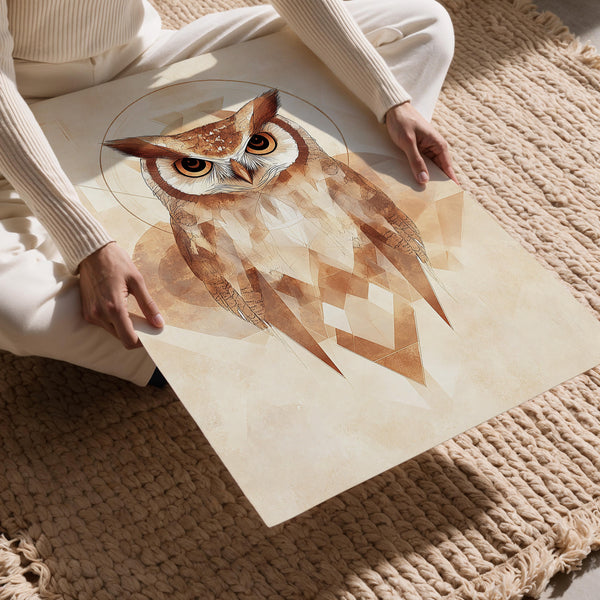Geometric Owl Wisdom