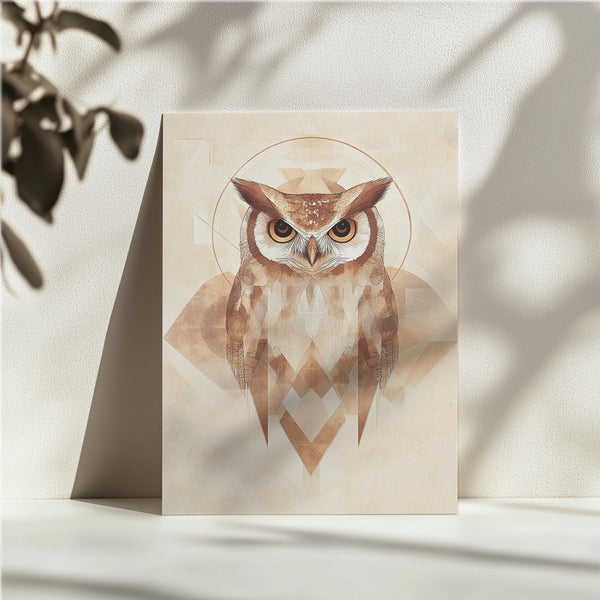 Geometric Owl Wisdom