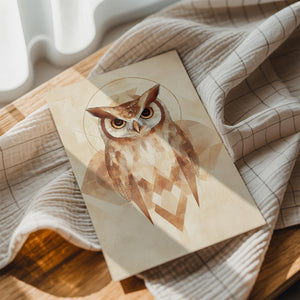 Geometric Owl Wisdom