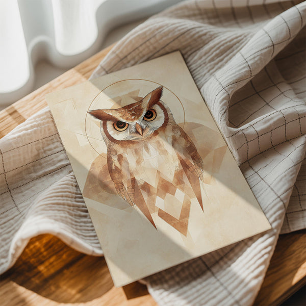 Geometric Owl Wisdom