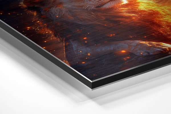 Lion with Fiery Spirit