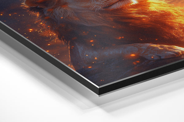 Lion with Fiery Spirit