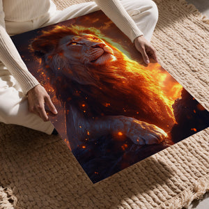 Lion with Fiery Spirit