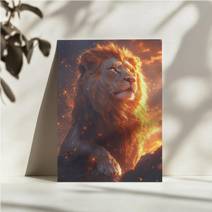 Lion with Fiery Spirit