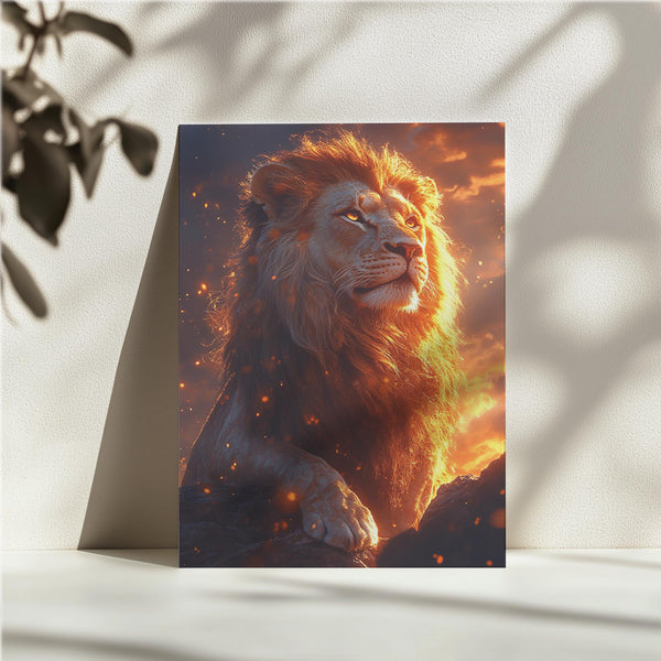 Lion with Fiery Spirit