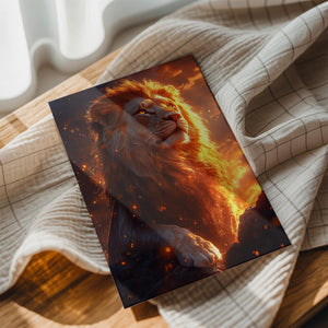 Lion with Fiery Spirit