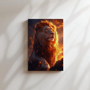 Lion with Fiery Spirit