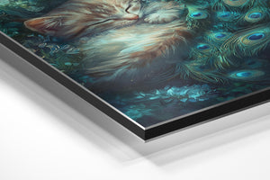 Cat in Enchanted Garden