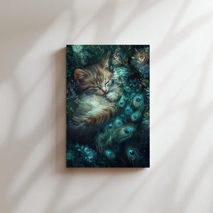 Cat in Enchanted Garden