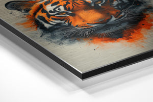 Tiger with Intense Gaze