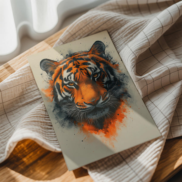 Tiger with Intense Gaze