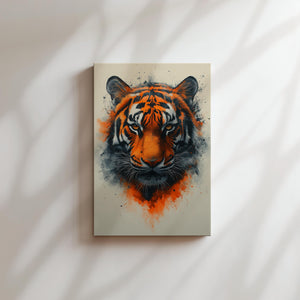 Tiger with Intense Gaze