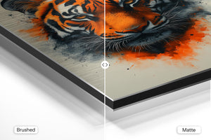 Tiger with Intense Gaze