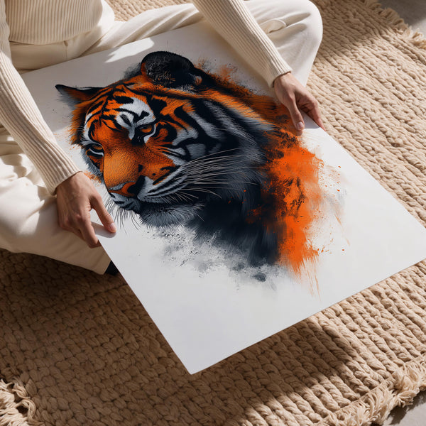 Tiger Side Portrait