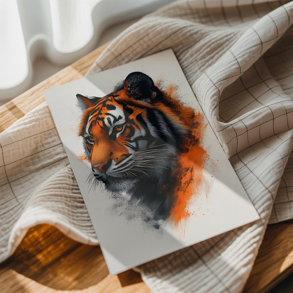 Tiger Side Portrait