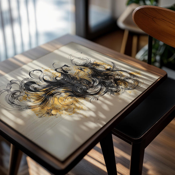 Lion in Artistic Flow