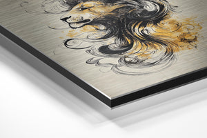 Lion in Artistic Flow