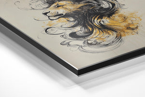 Lion in Artistic Flow