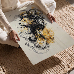 Lion in Artistic Flow