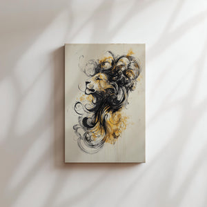 Lion in Artistic Flow