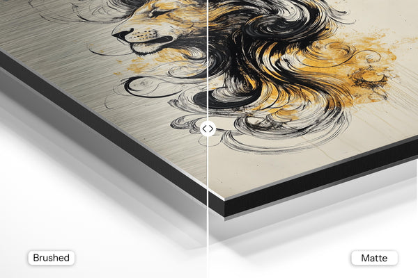 Lion in Artistic Flow