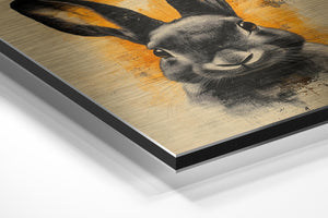 Rabbit with Golden Glow