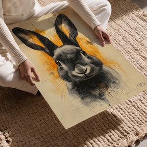 Rabbit with Golden Glow