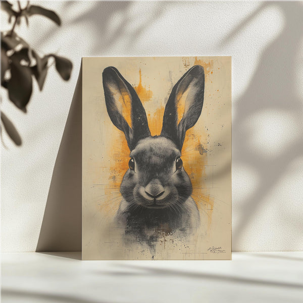 Rabbit with Golden Glow