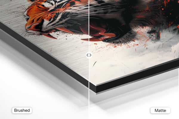 Tiger with Ferocious Roar