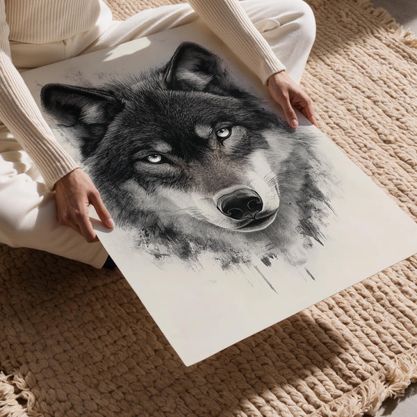 Wolf Stoic Portrait