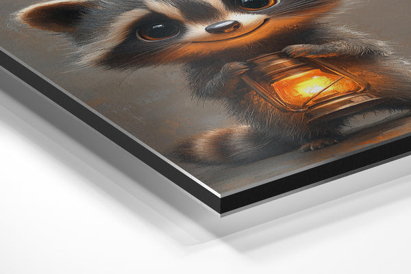 Raccoon Lantern Glow