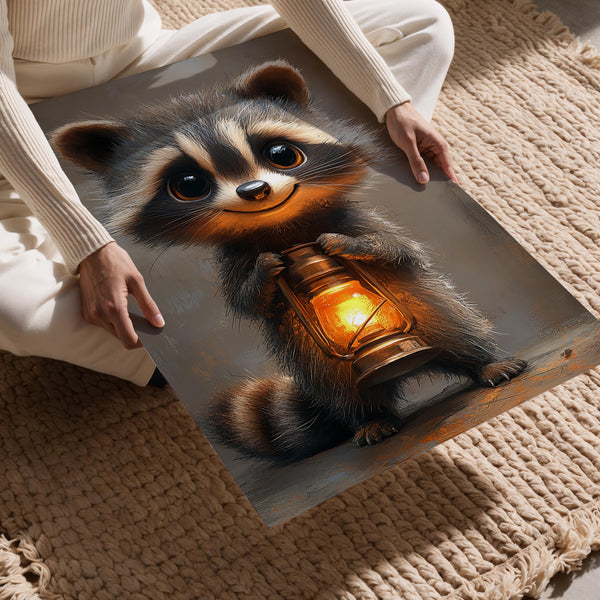 Raccoon Lantern Glow
