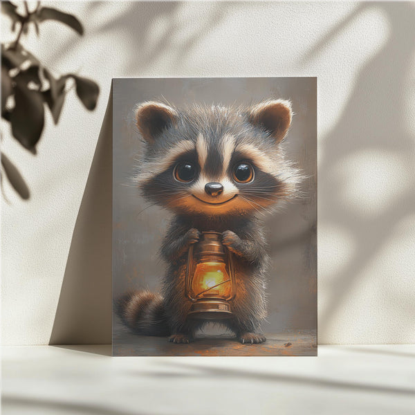 Raccoon Lantern Glow