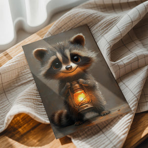 Raccoon Lantern Glow