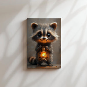 Raccoon Lantern Glow